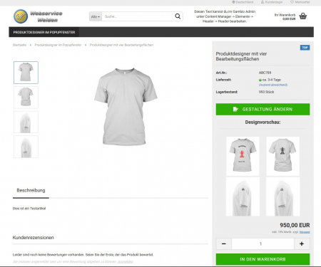 Universeller Produktdesigner