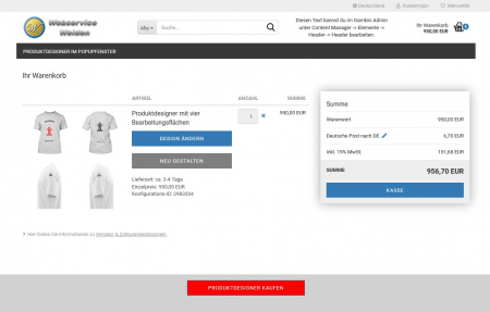 Universeller Produktdesigner