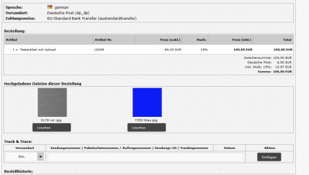 Uploadmodul fr modified Shopsoftware